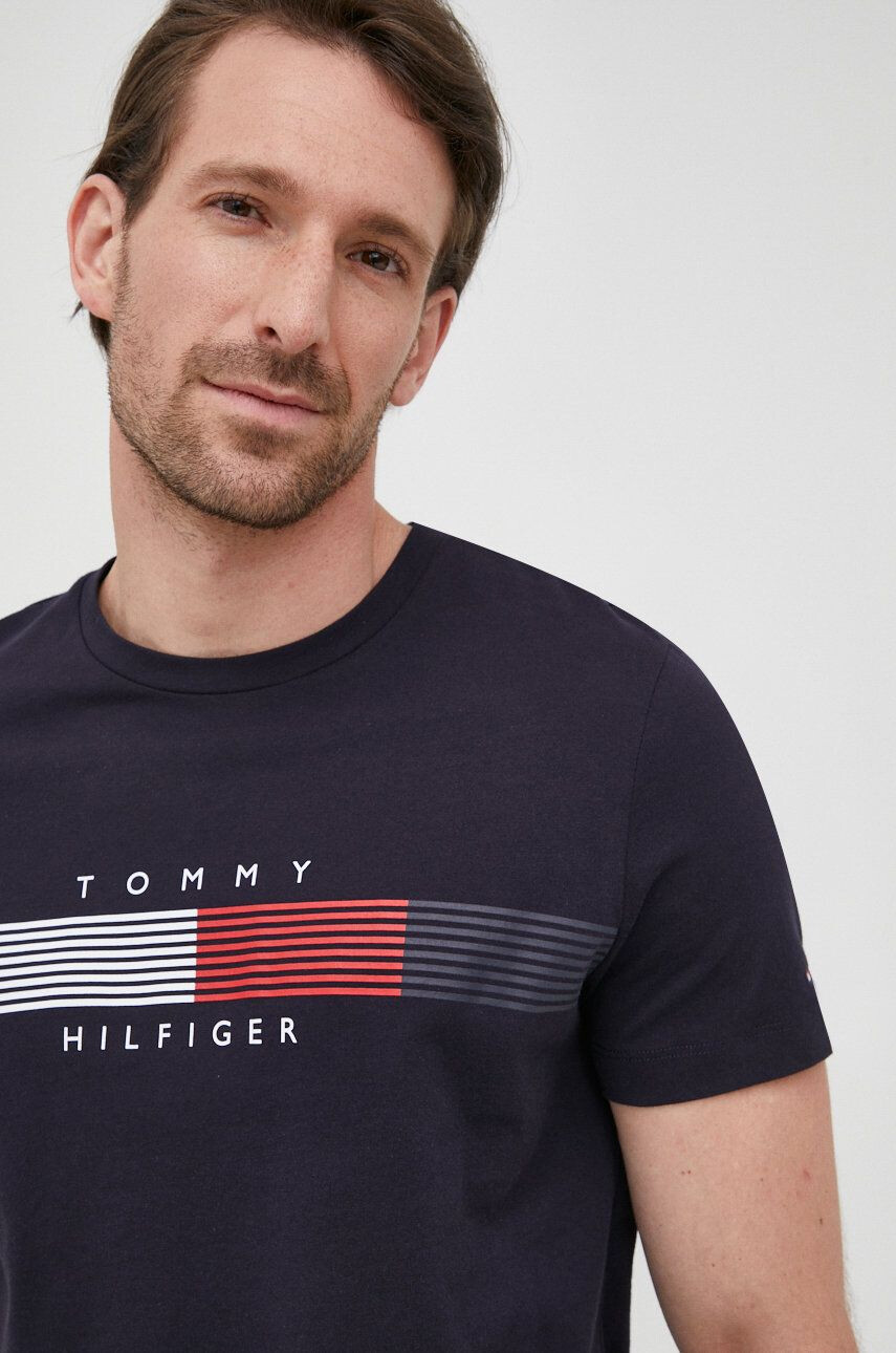 Tommy Hilfiger Памучна тениска - Pepit.bg