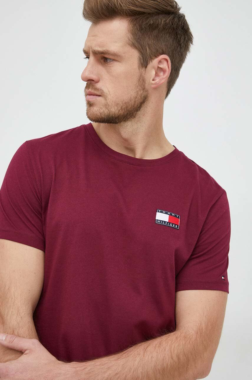 Tommy Hilfiger Памучна тениска в синьо - Pepit.bg