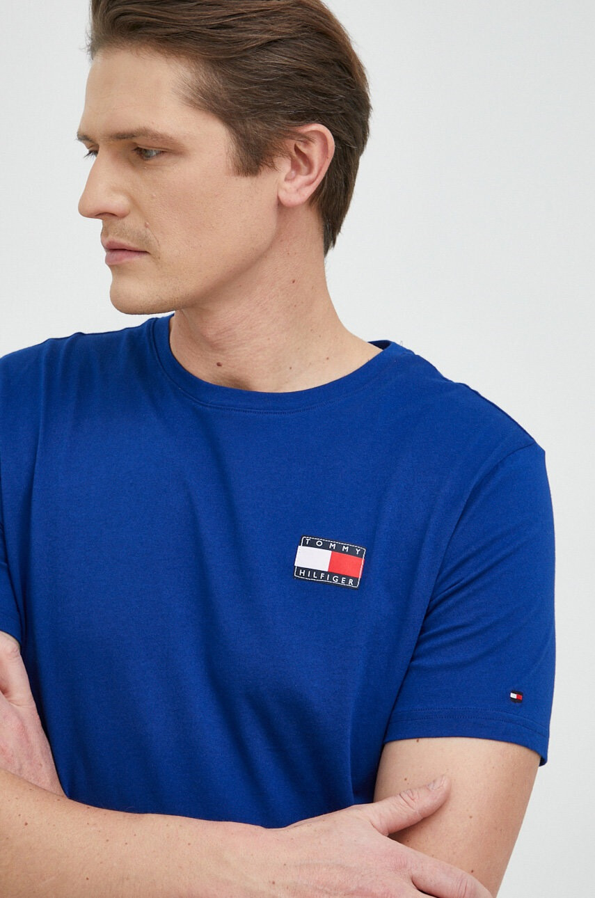 Tommy Hilfiger Памучна тениска с изчистен дизайн - Pepit.bg