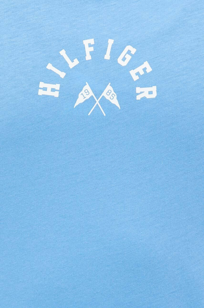 Tommy Hilfiger Памучна тениска в синьо - Pepit.bg