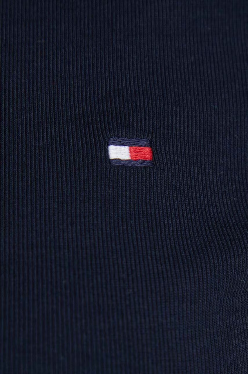 Tommy Hilfiger Памучна тениска в тъмносиньо - Pepit.bg