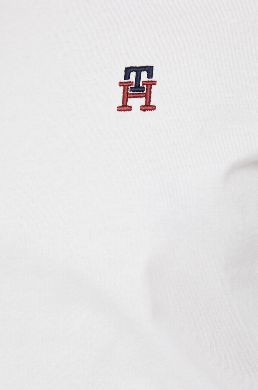 Tommy Hilfiger Памучна тениска в бяло - Pepit.bg