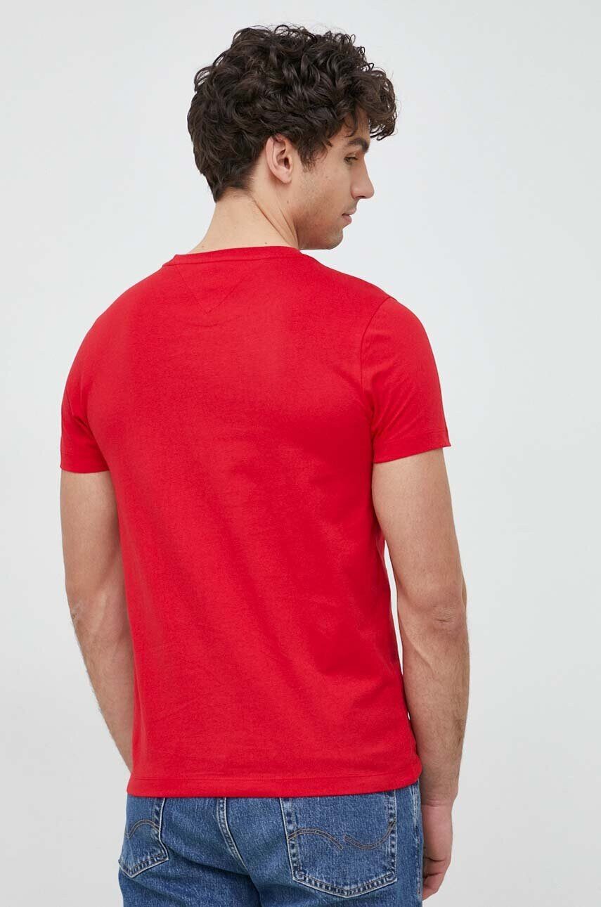 Tommy Hilfiger Памучна тениска в черно - Pepit.bg