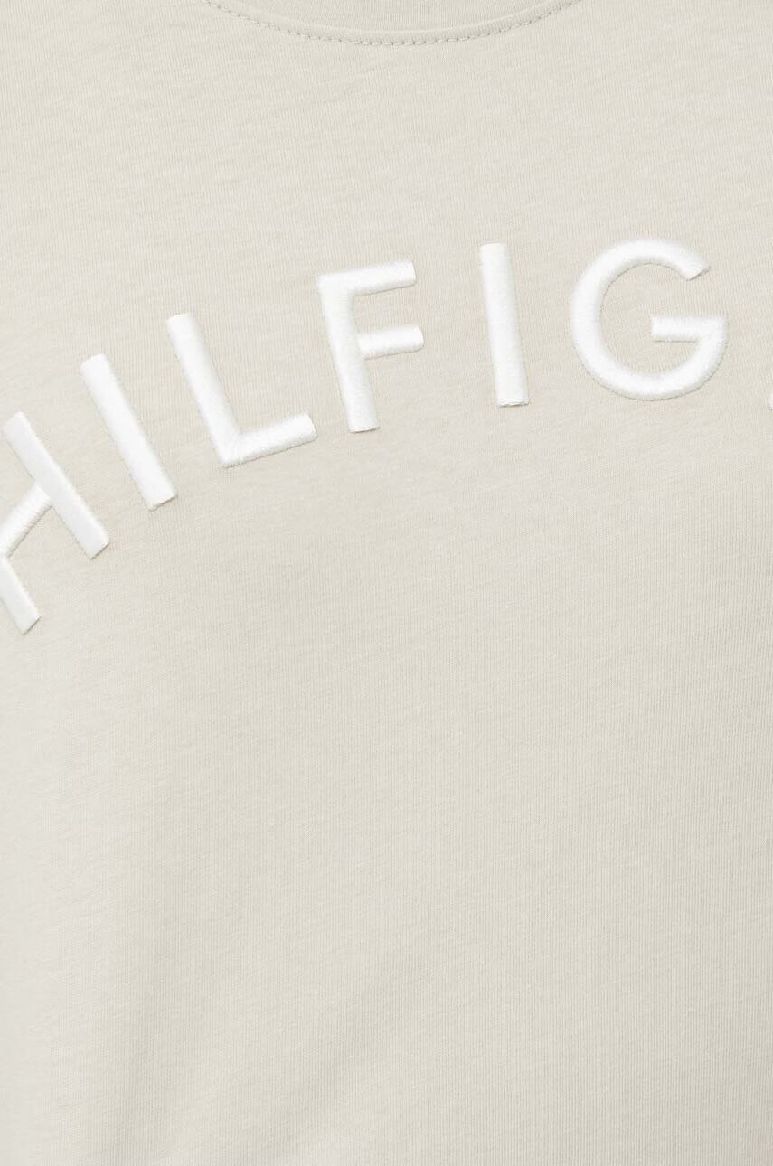 Tommy Hilfiger Памучна тениска в бежово - Pepit.bg