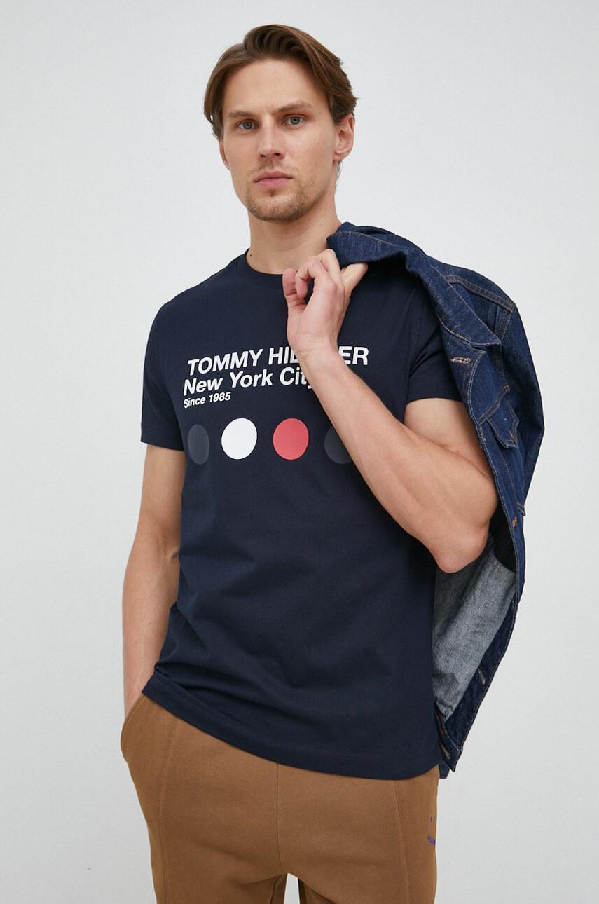 Tommy Hilfiger Памучна тениска - Pepit.bg