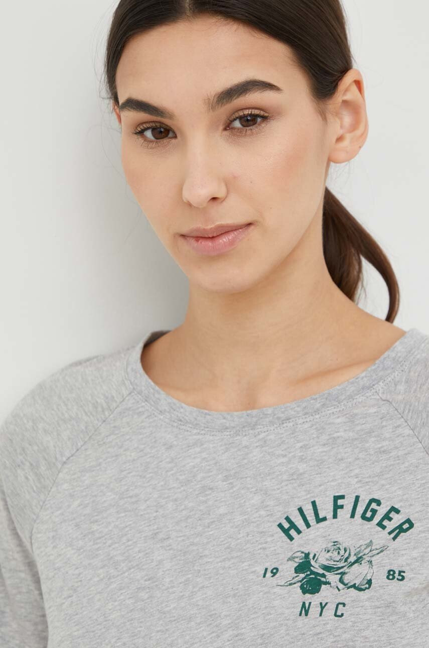 Tommy Hilfiger Памучна тениска в бяло - Pepit.bg