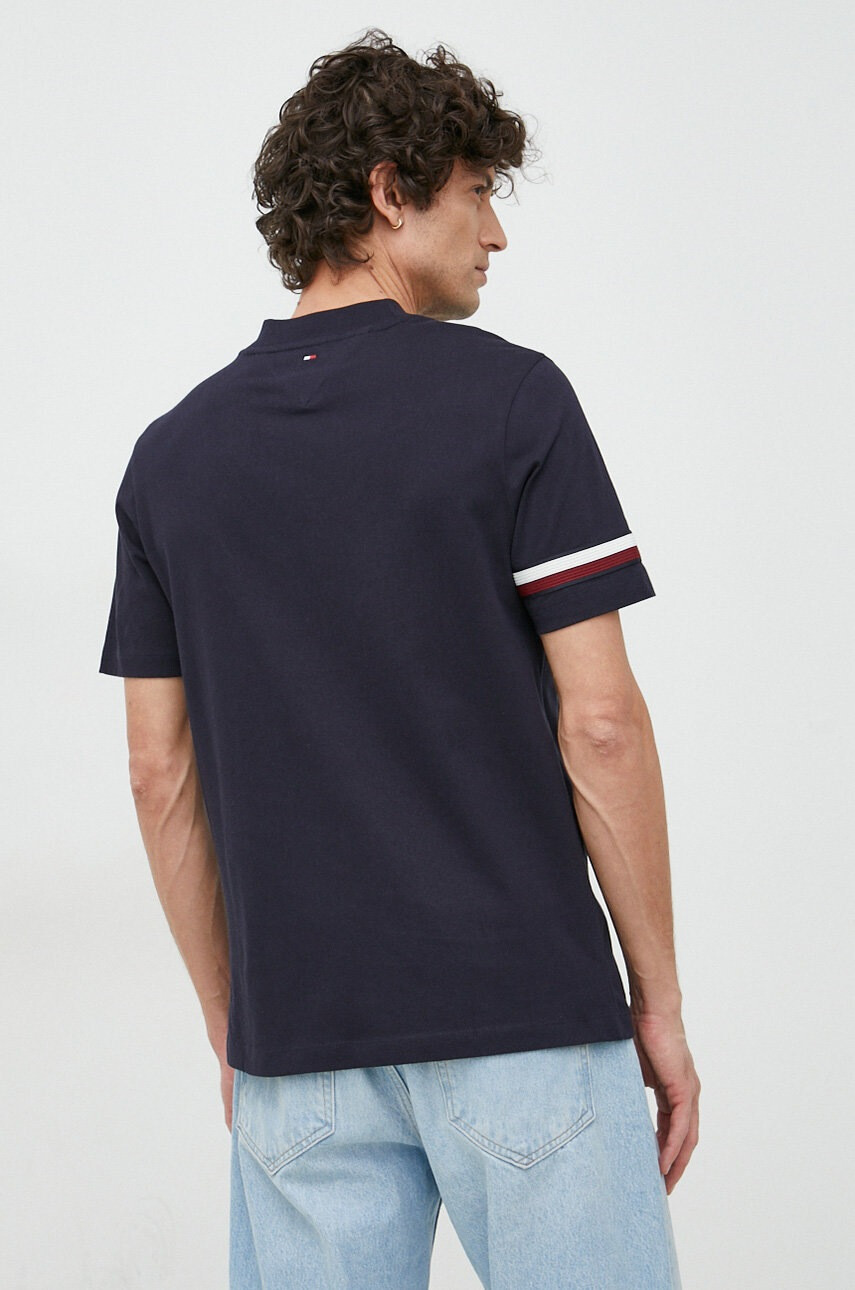Tommy Hilfiger Памучна тениска в бяло с принт - Pepit.bg