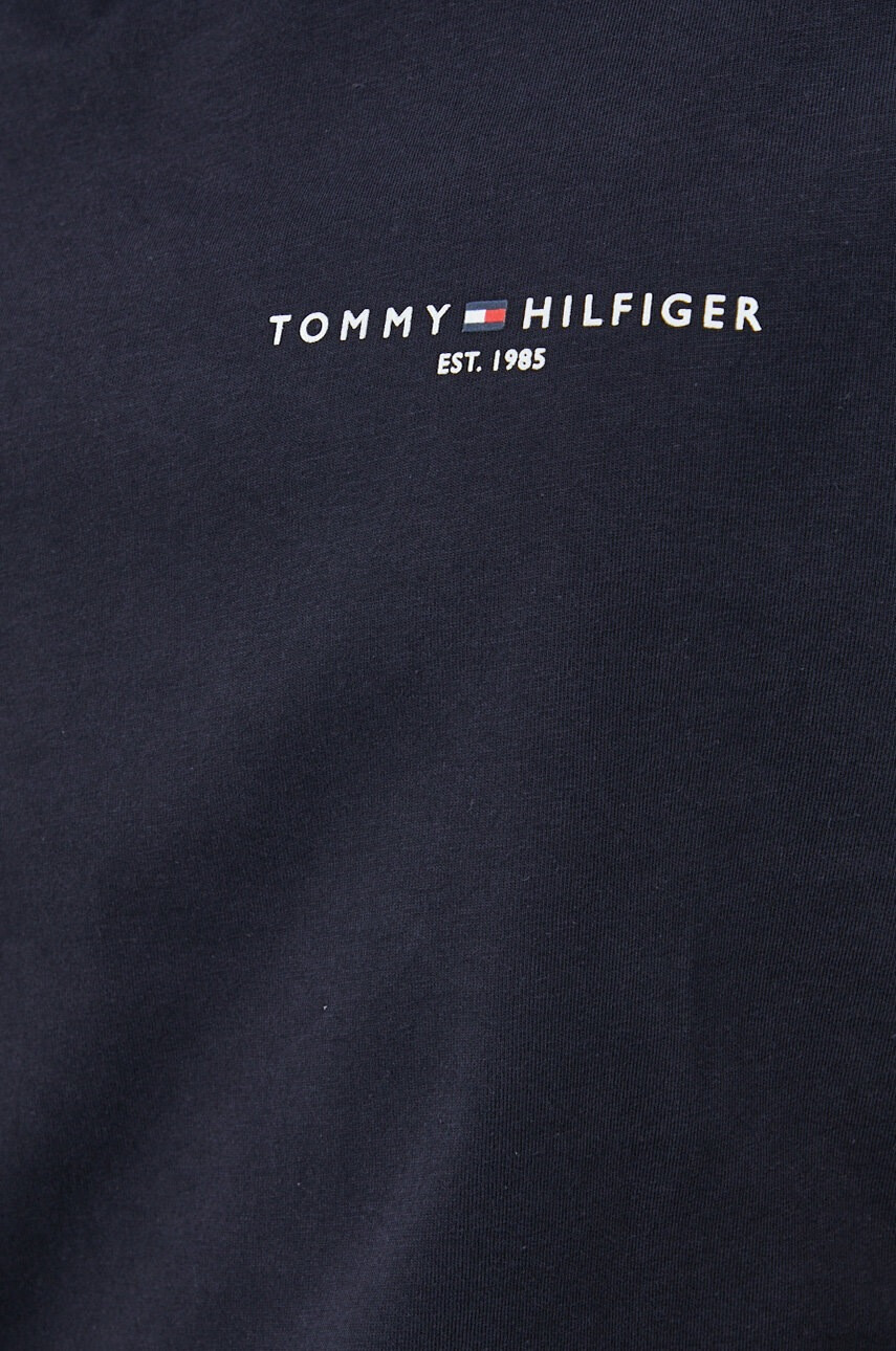Tommy Hilfiger Памучна тениска в бяло с принт - Pepit.bg