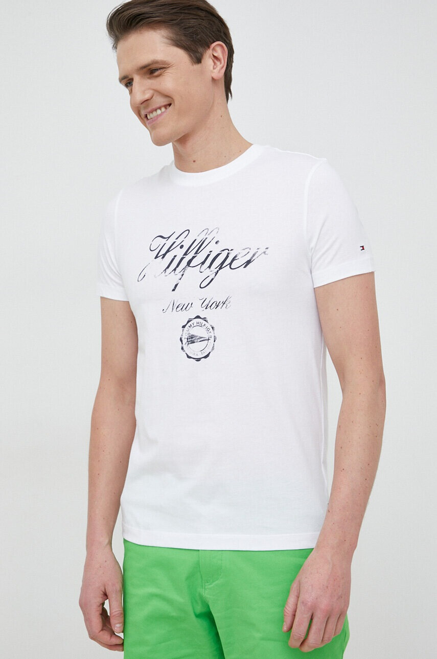 Tommy Hilfiger Памучна тениска - Pepit.bg