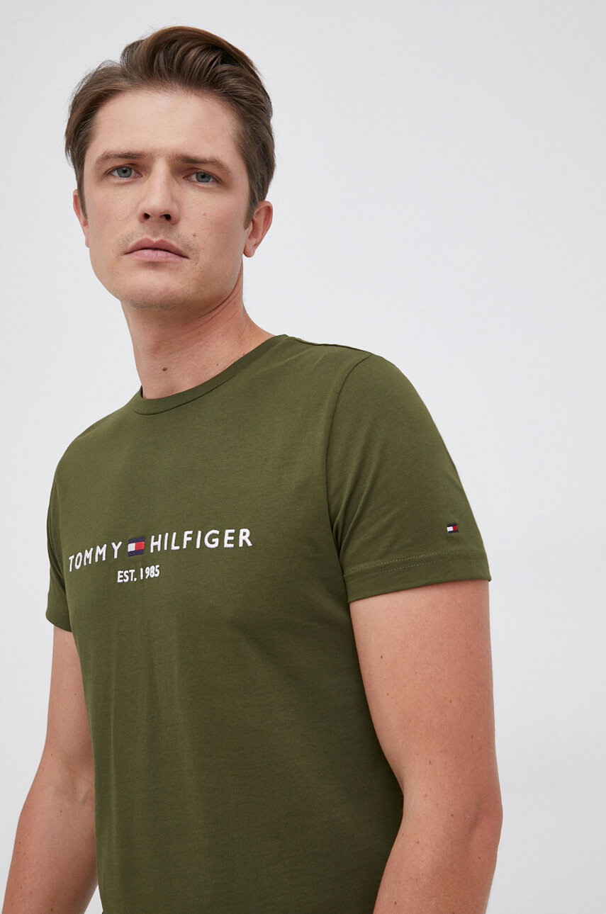 Tommy Hilfiger Памучна тениска - Pepit.bg