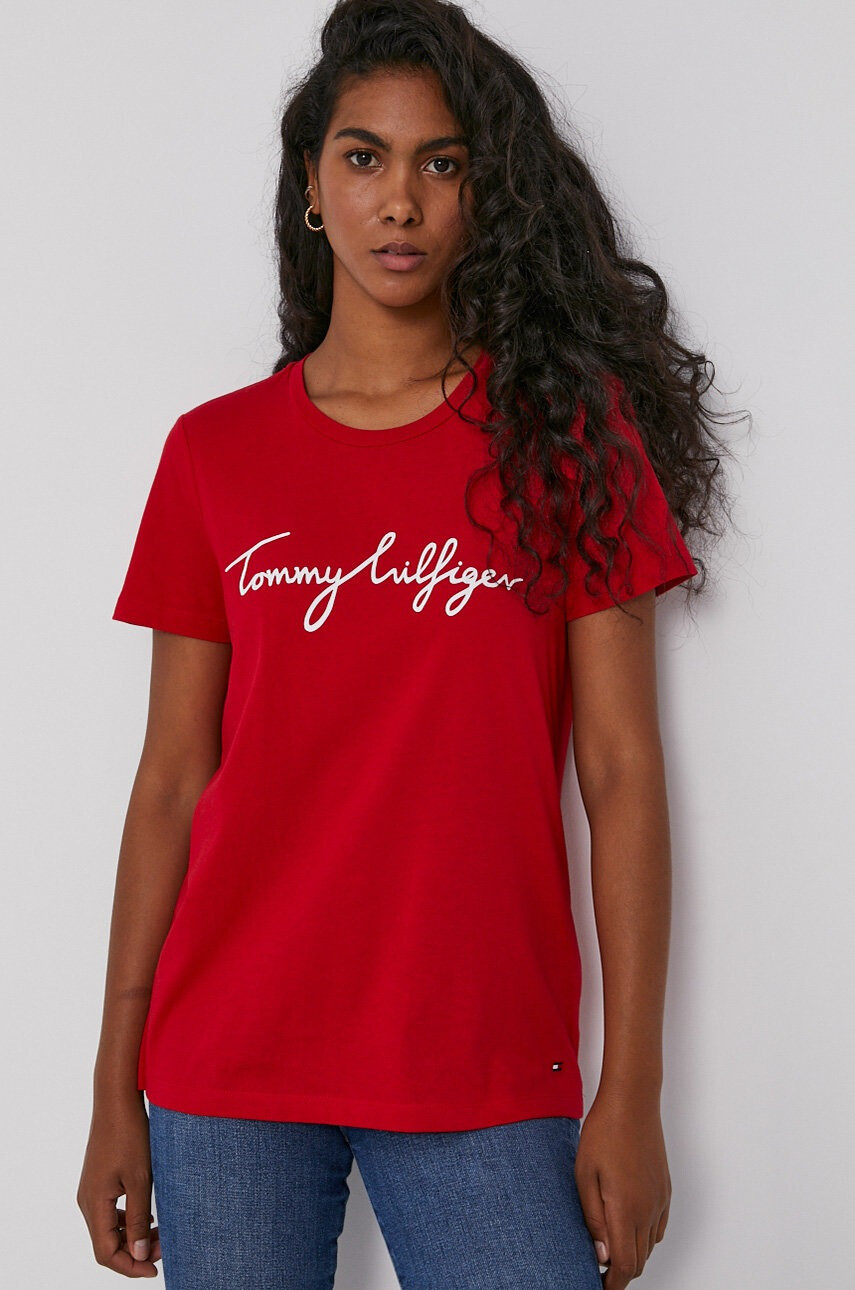 Tommy Hilfiger Памучна тениска - Pepit.bg