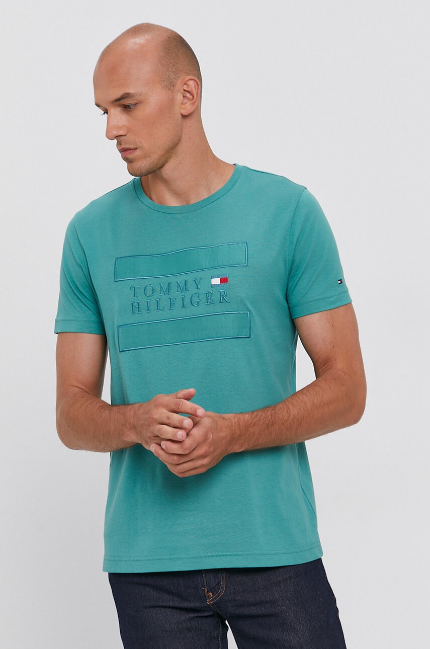 Tommy Hilfiger Памучна тениска - Pepit.bg