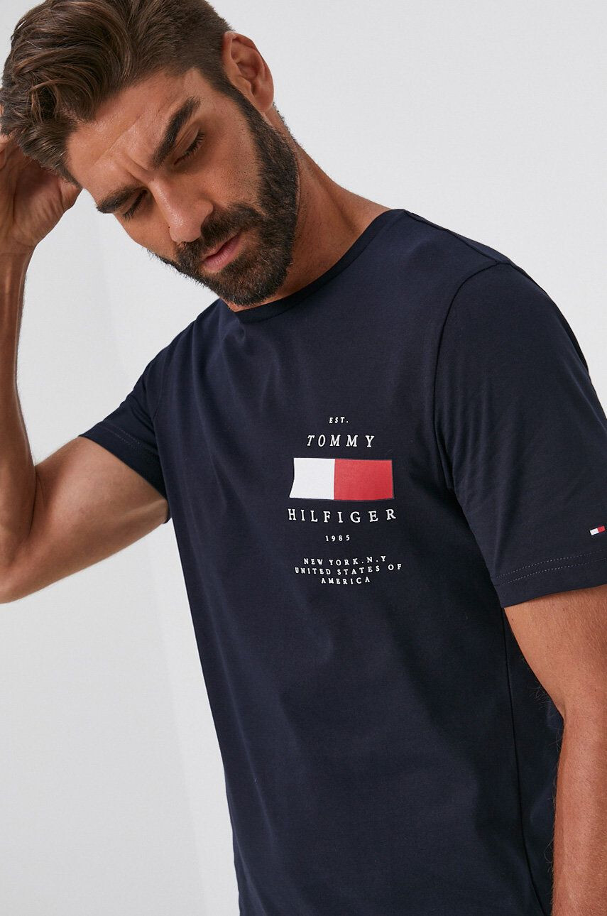 Tommy Hilfiger Памучна тениска - Pepit.bg