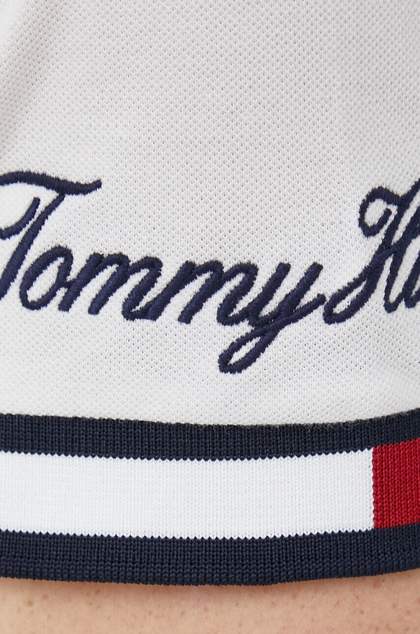Tommy Hilfiger Памучна тениска с яка - Pepit.bg
