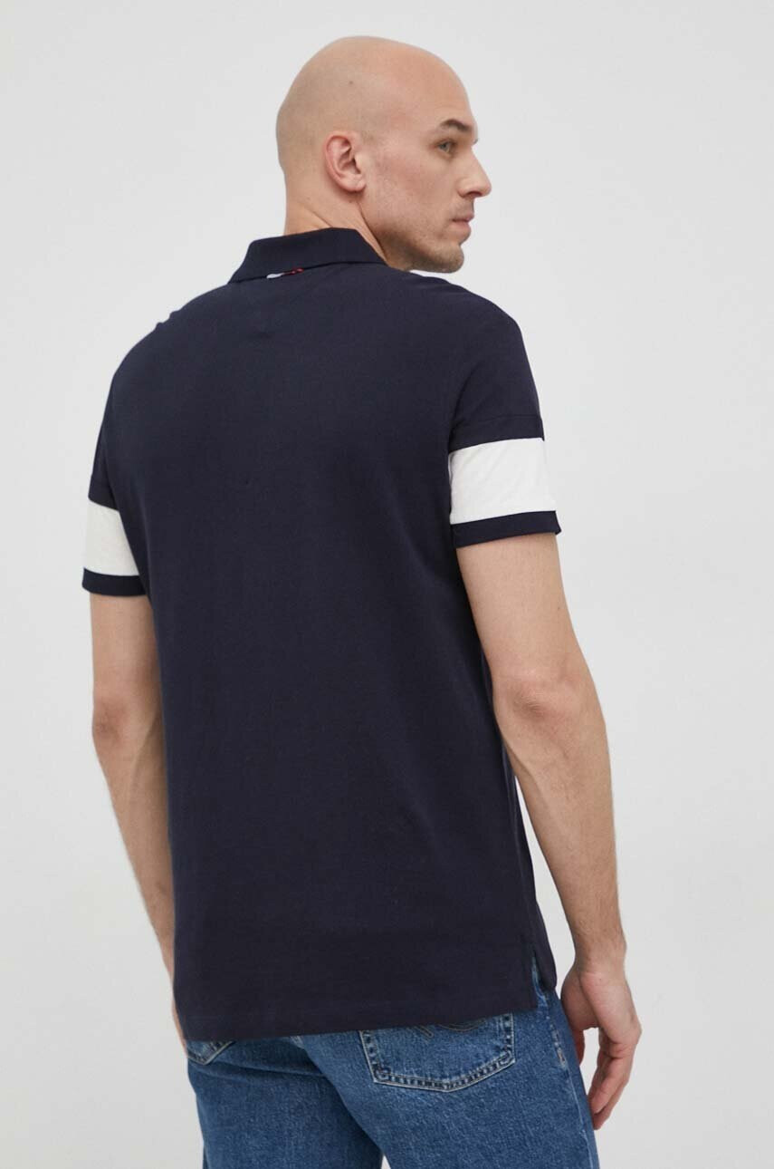 Tommy Hilfiger Памучна тениска с яка - Pepit.bg