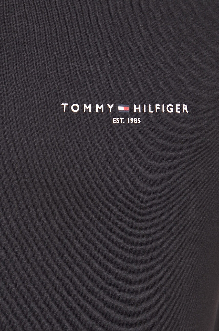 Tommy Hilfiger Памучна тениска с яка - Pepit.bg
