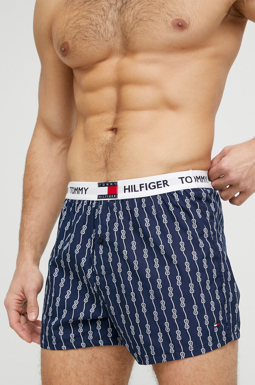 Tommy Hilfiger Памучни боксерки в тъмносиньо - Pepit.bg