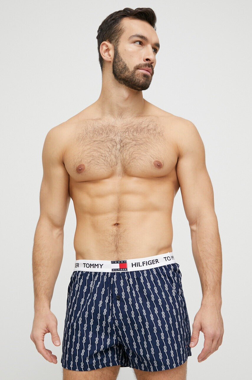 Tommy Hilfiger Памучни боксерки в тъмносиньо - Pepit.bg