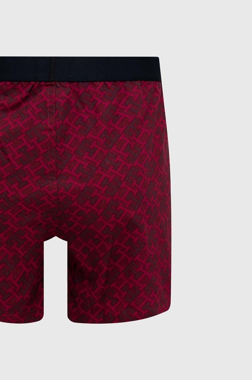Tommy Hilfiger Памучни Боксерки в бордо - Pepit.bg