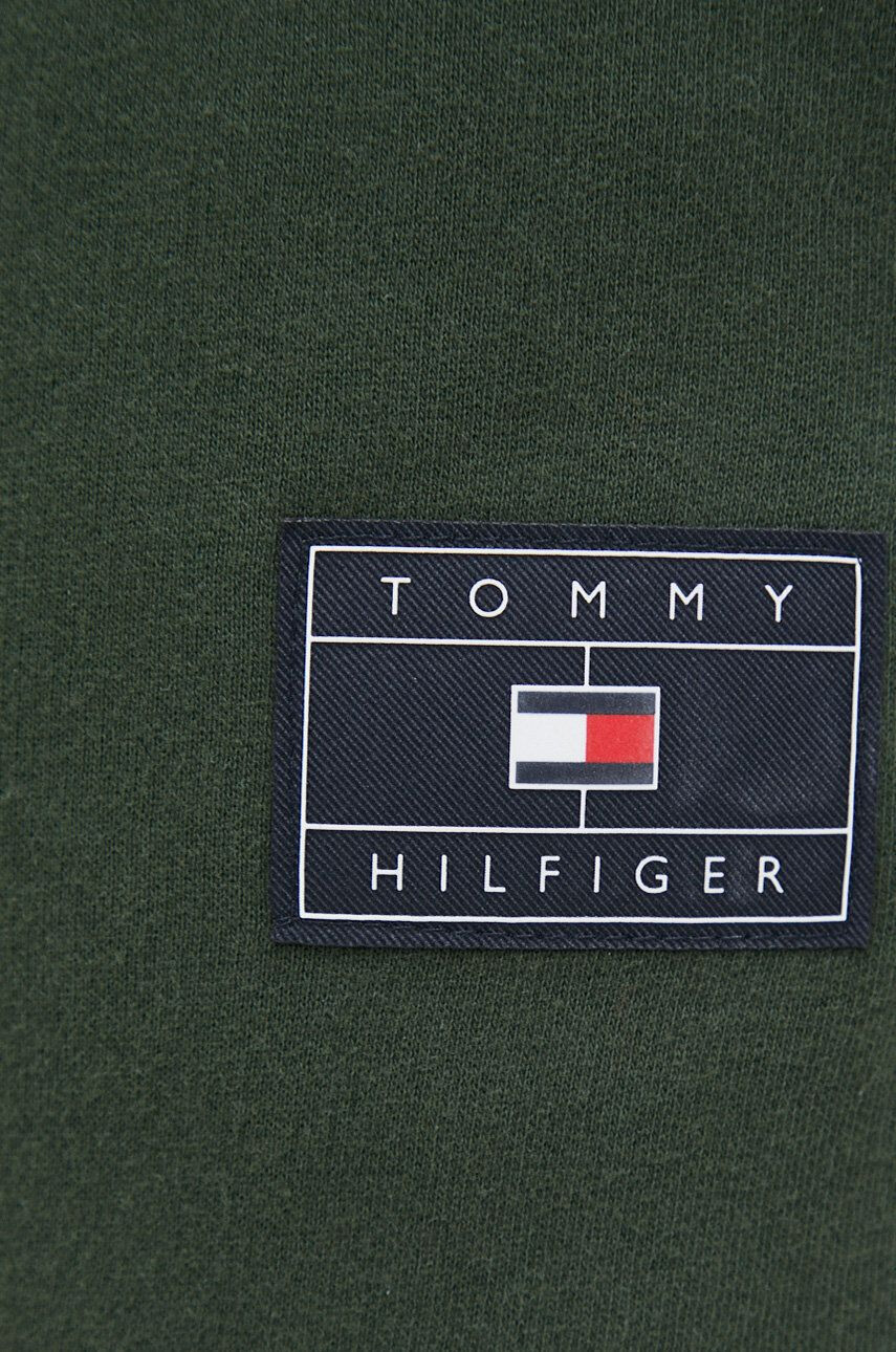 Tommy Hilfiger Панталон мъжки в черно с апликация - Pepit.bg