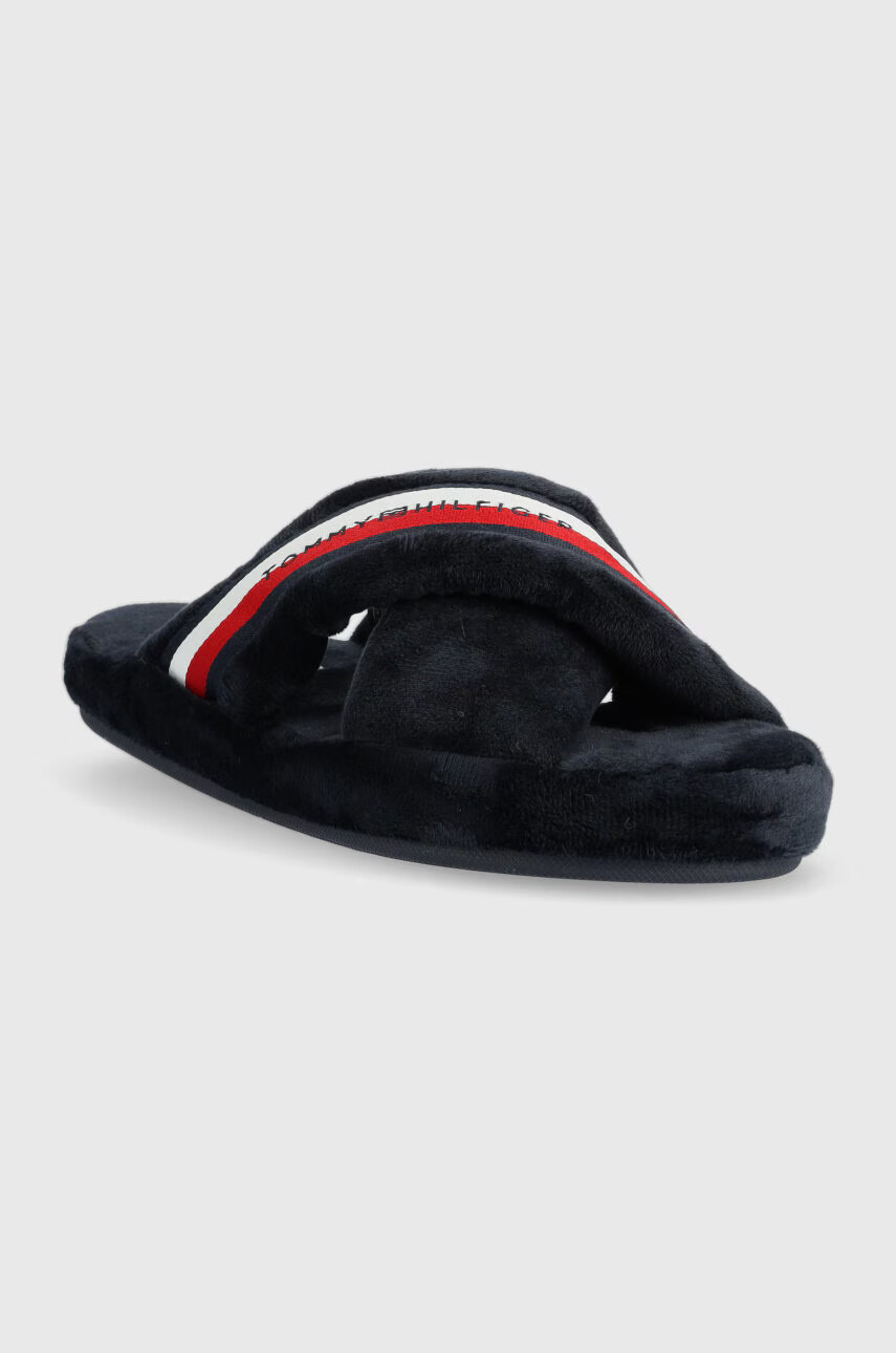 Tommy Hilfiger Пантофи Comfy Home Slippers With Straps в тъмносиньо - Pepit.bg