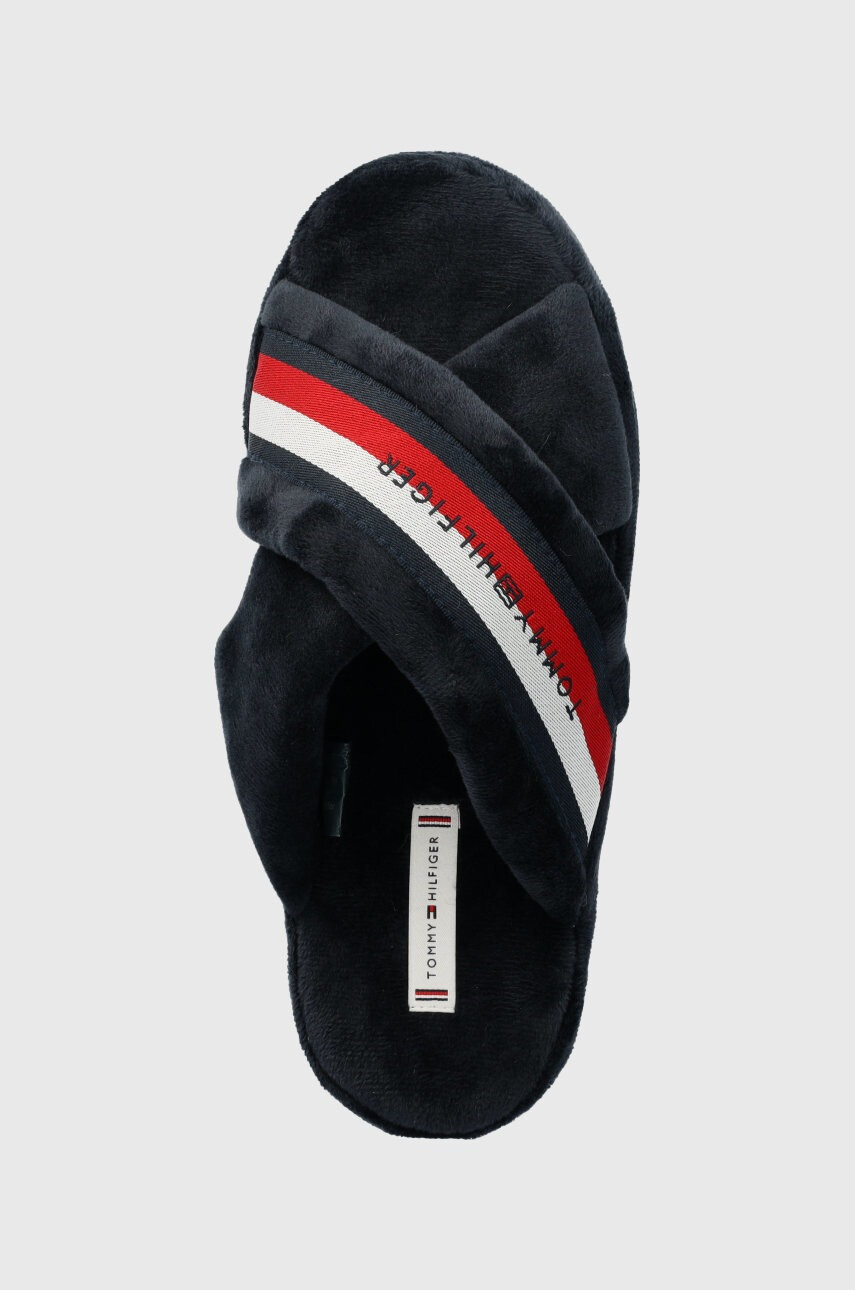 Tommy Hilfiger Пантофи Comfy Home Slippers With Straps в тъмносиньо - Pepit.bg
