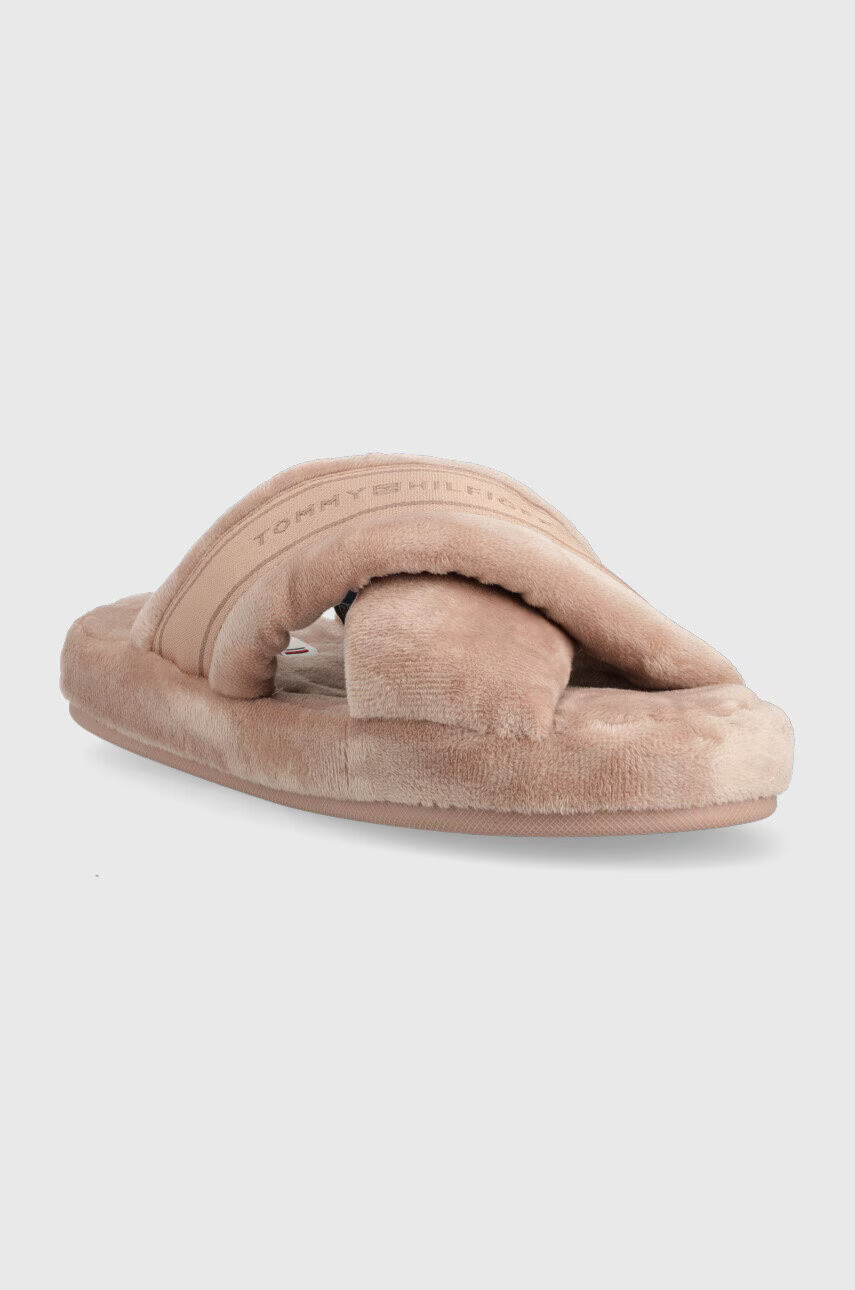 Tommy Hilfiger Пантофи Comfy Home Slippers With Straps в бежово - Pepit.bg