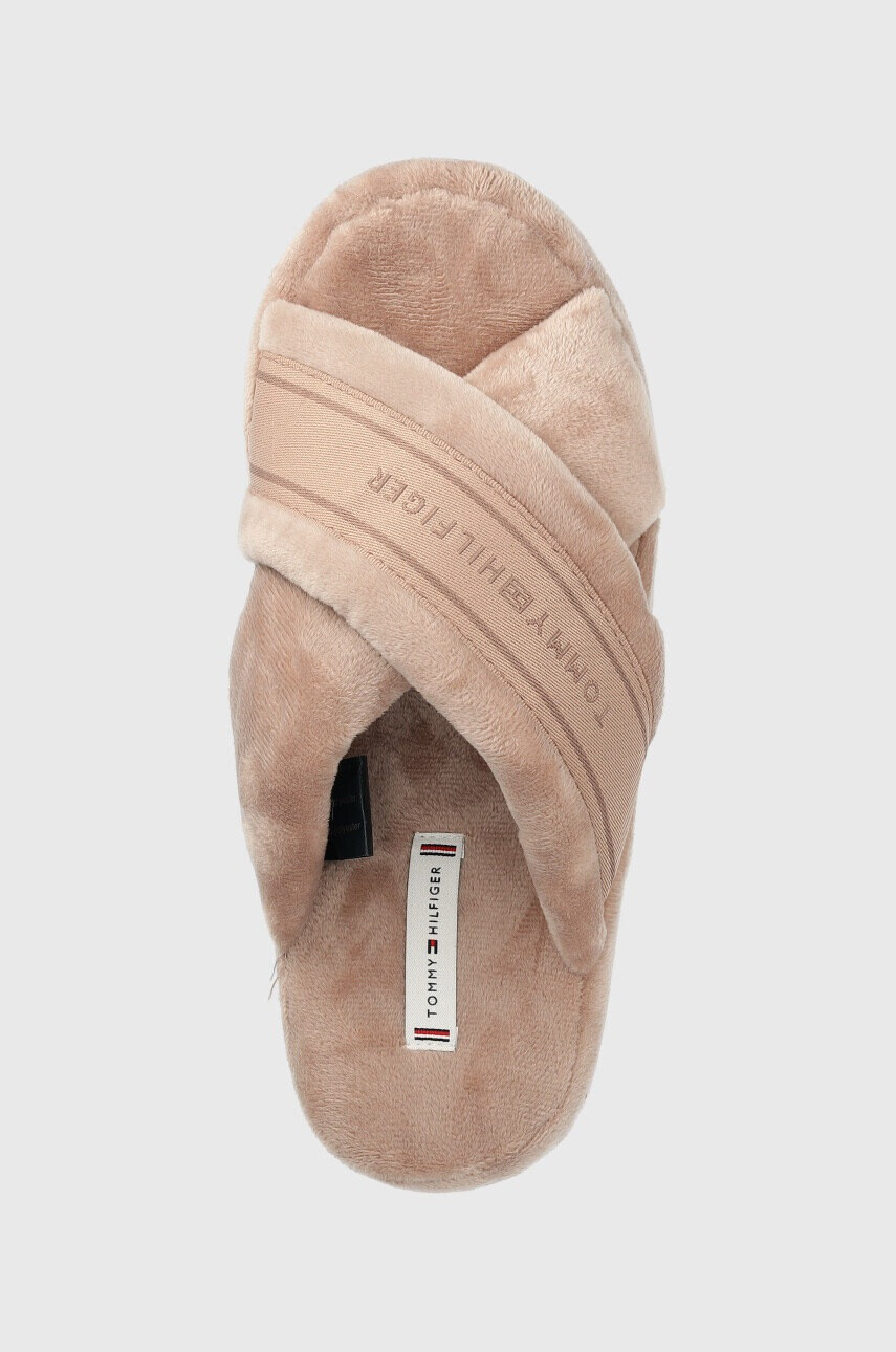 Tommy Hilfiger Пантофи Comfy Home Slippers With Straps в бежово - Pepit.bg