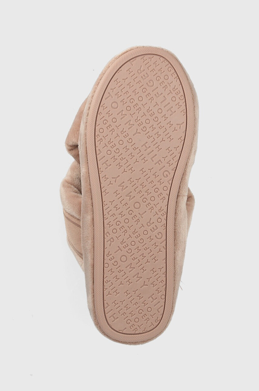 Tommy Hilfiger Пантофи Comfy Home Slippers With Straps в бежово - Pepit.bg