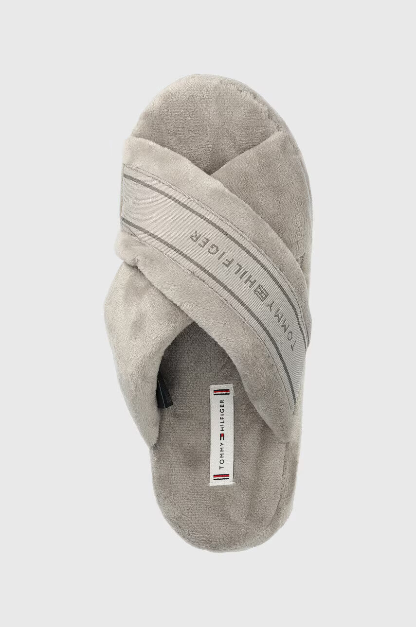 Tommy Hilfiger Пантофи Comfy Home Slippers With Straps в сиво - Pepit.bg