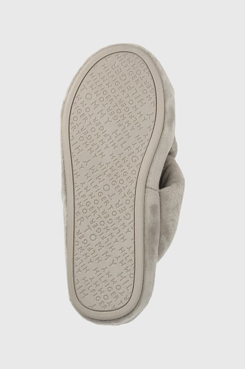 Tommy Hilfiger Пантофи Comfy Home Slippers With Straps в сиво - Pepit.bg