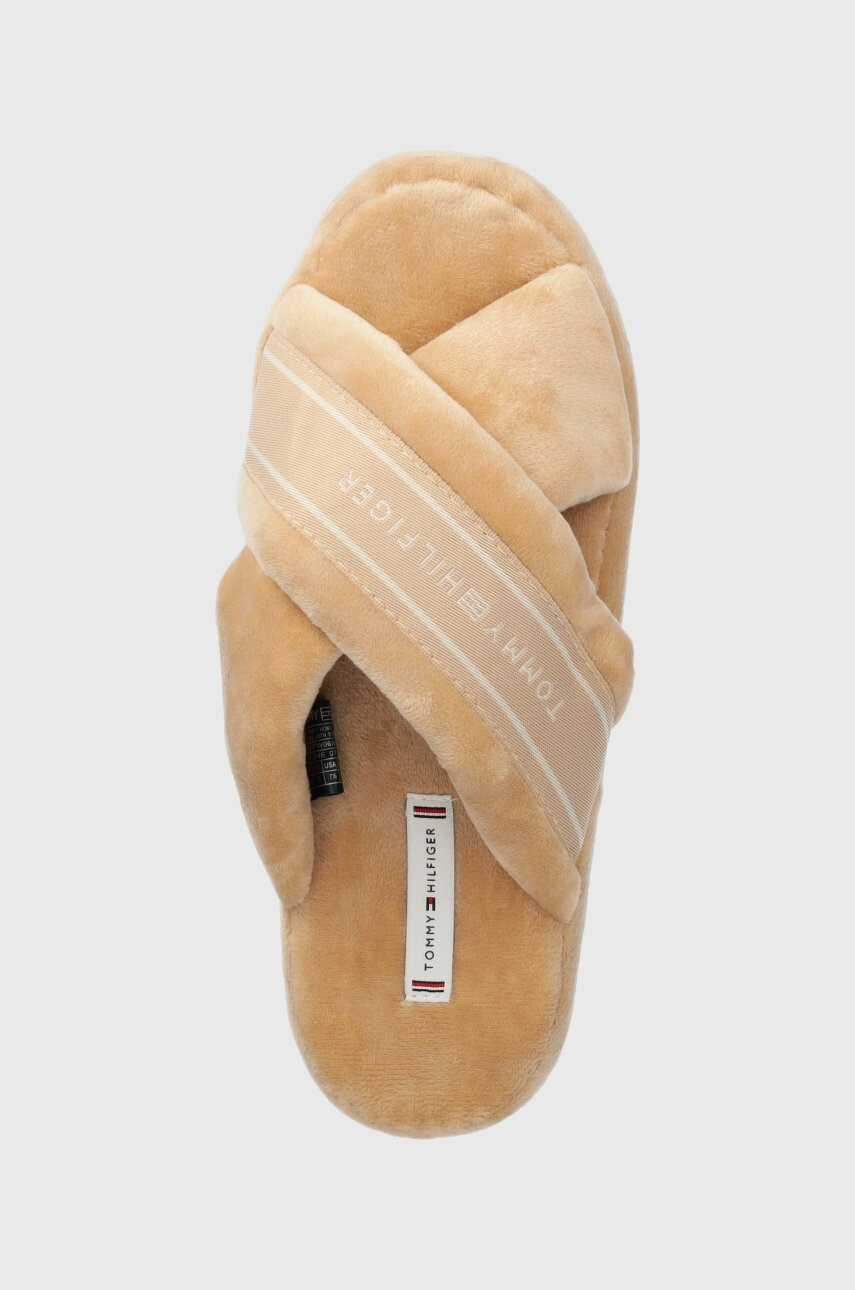 Tommy Hilfiger Пантофи Comfy Home Slippers With Straps в бежово - Pepit.bg