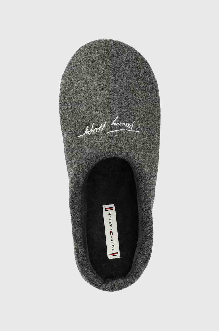 Tommy Hilfiger Пантофи Home Slipper Felt в сиво - Pepit.bg