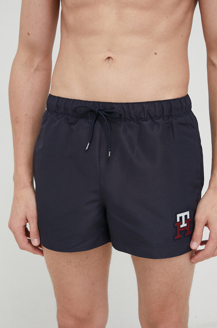 Tommy Hilfiger Плувни шорти в тъмносиньо - Pepit.bg