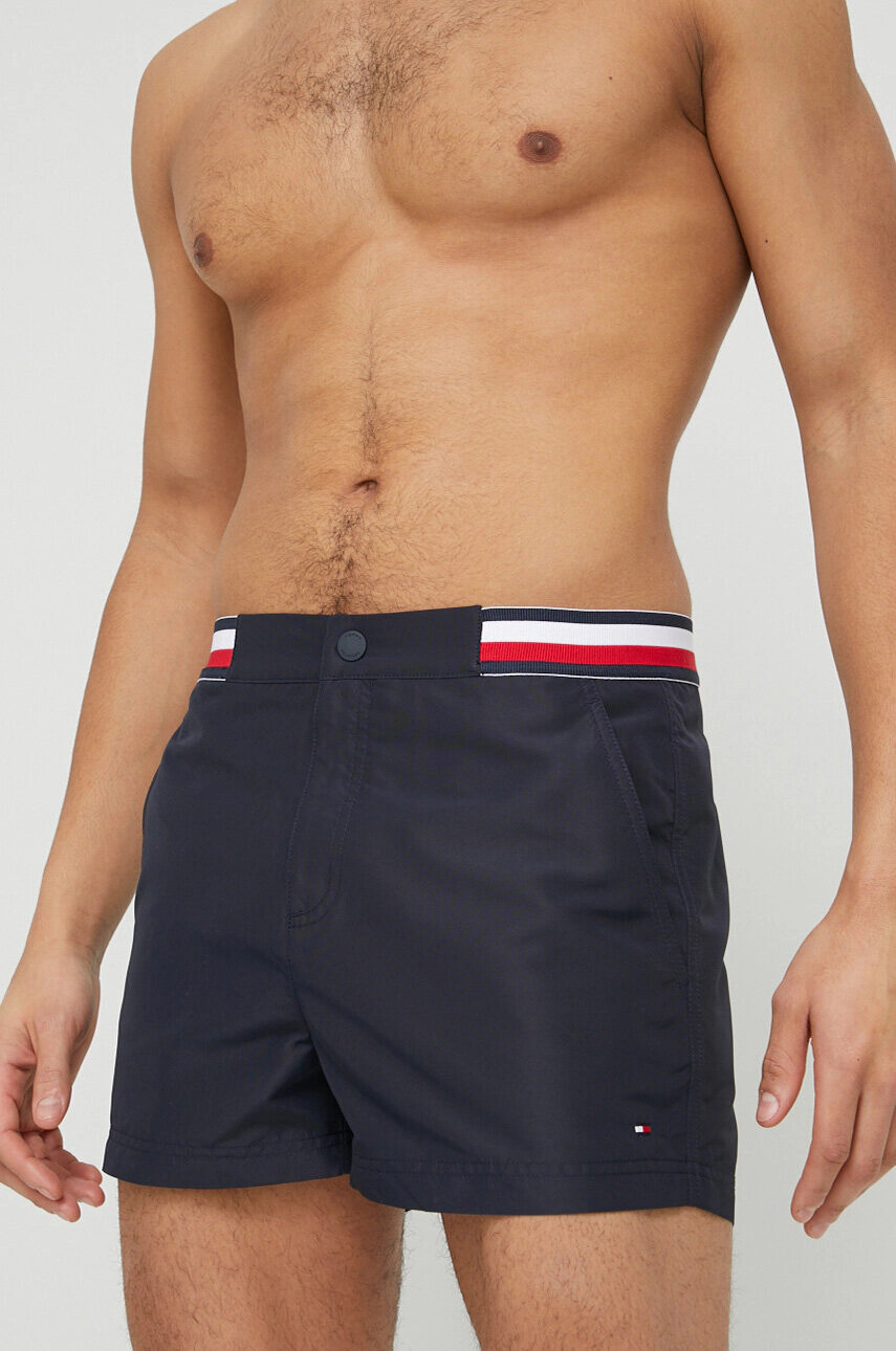 Tommy Hilfiger Плувни шорти в тъмносиньо - Pepit.bg