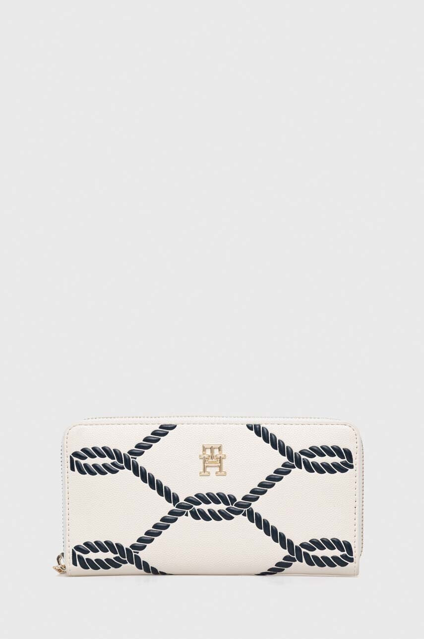 Tommy Hilfiger Портфейл дамски в бяло - Pepit.bg