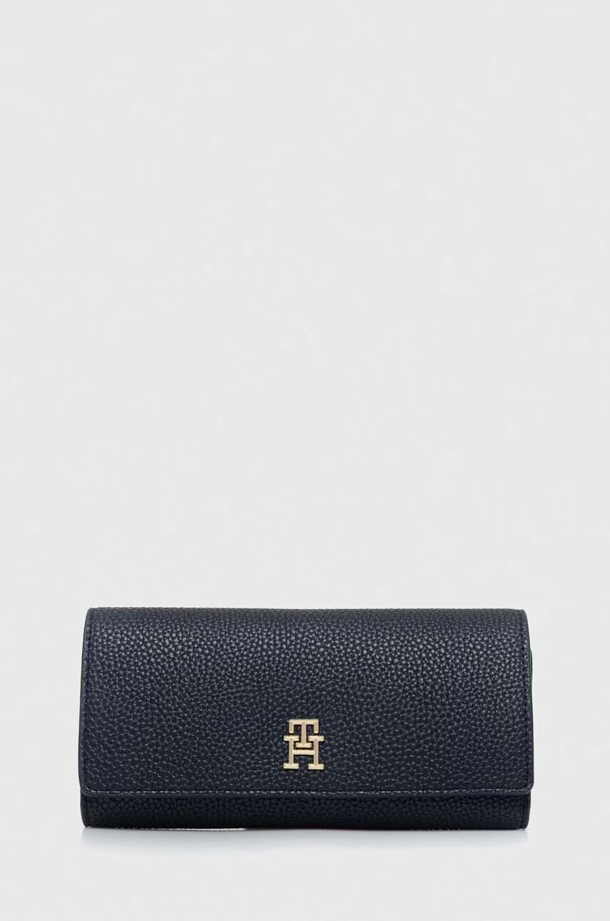 Tommy Hilfiger Портфейл дамски в тъмносиньо - Pepit.bg