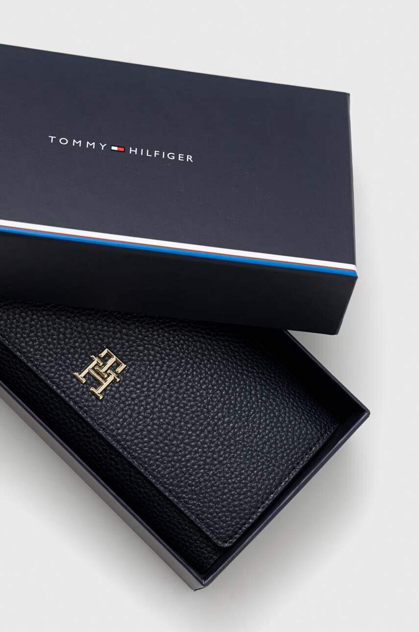 Tommy Hilfiger Портфейл дамски в тъмносиньо - Pepit.bg