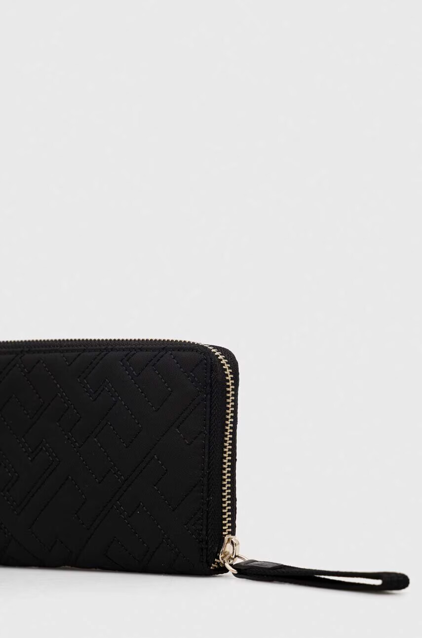 Tommy Hilfiger Портфейл дамски в черно - Pepit.bg