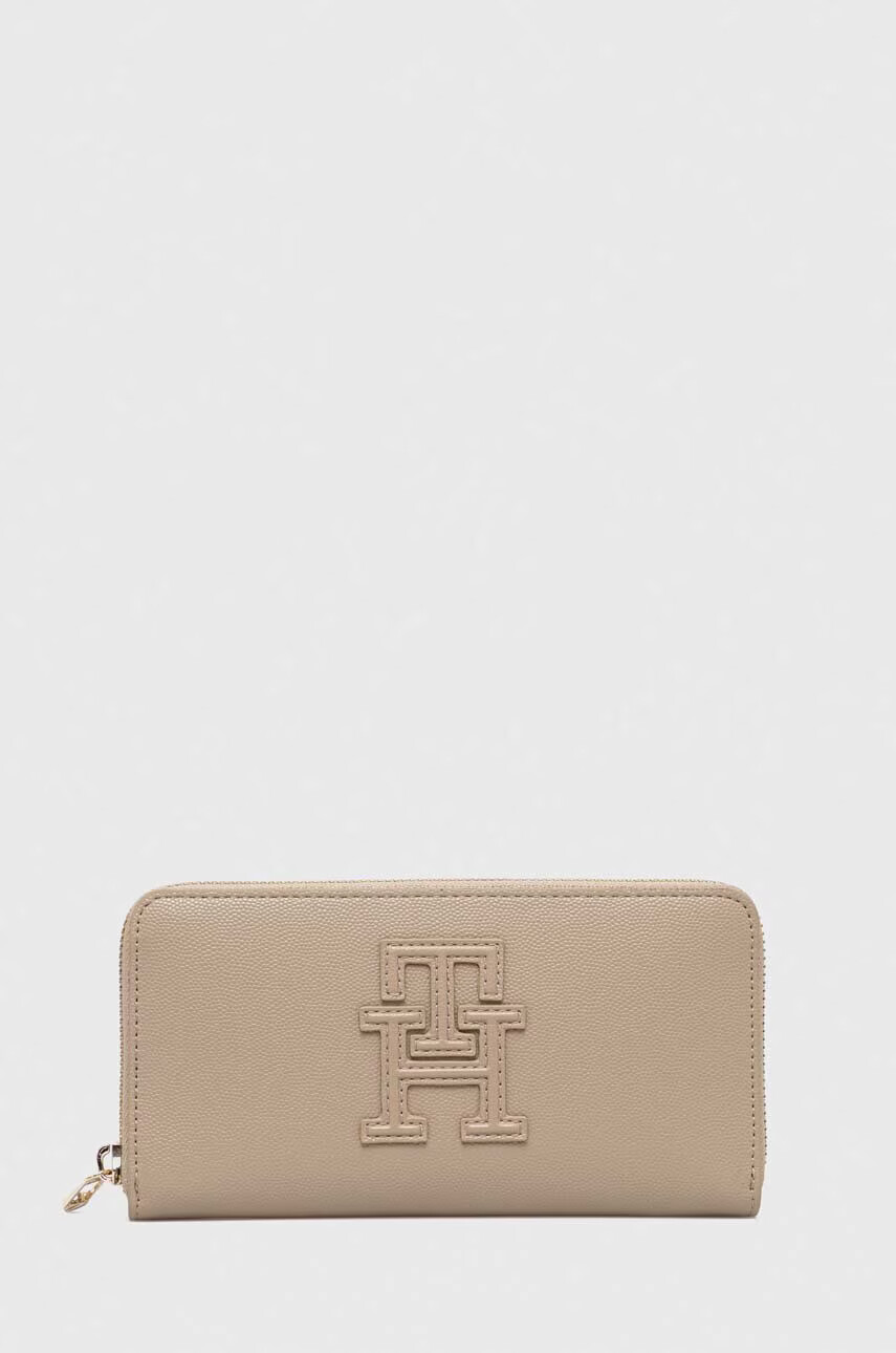Tommy Hilfiger Портфейл дамски в бежово - Pepit.bg