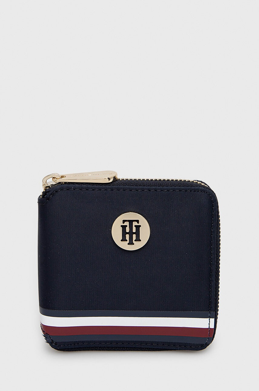 Tommy Hilfiger Портфейл дамски в тъмносиньо - Pepit.bg