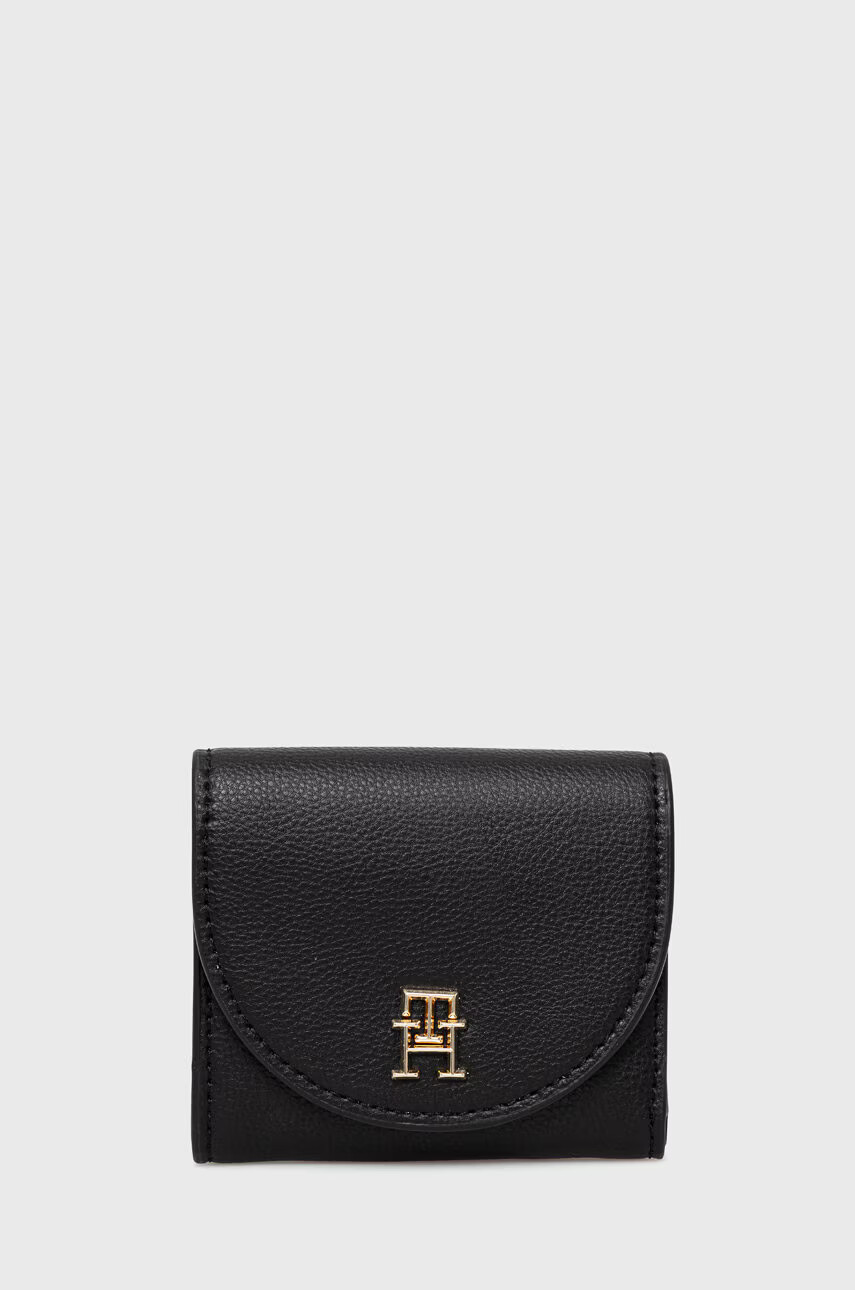 Tommy Hilfiger Портфейл дамски в черно - Pepit.bg