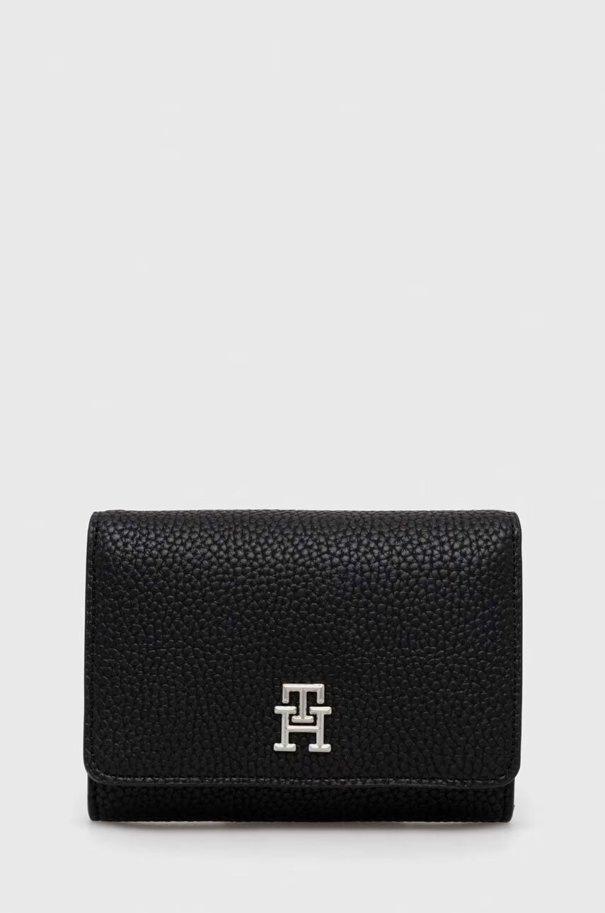 Tommy Hilfiger Портмоне дамски в черно - Pepit.bg