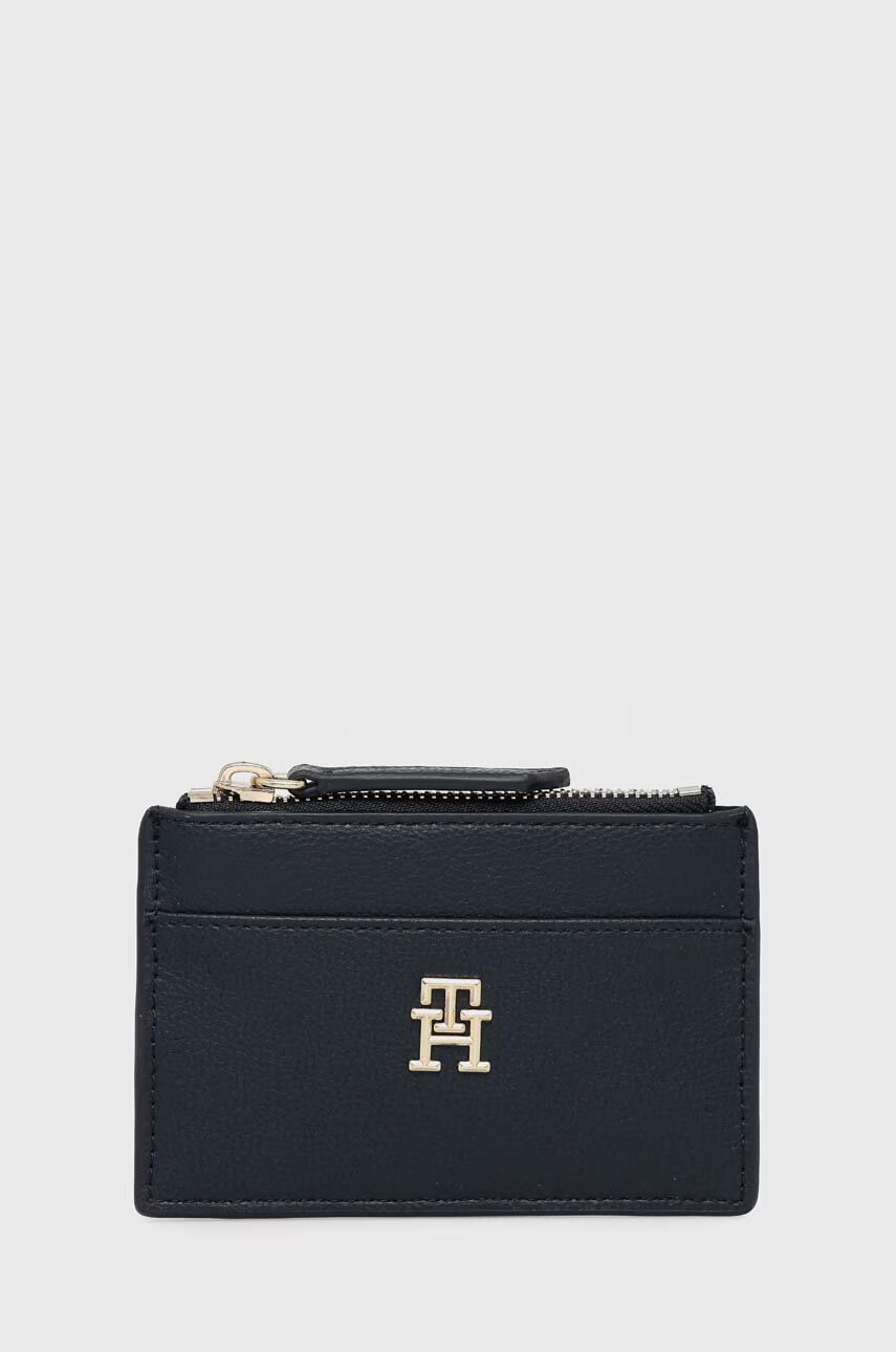 Tommy Hilfiger Портмоне дамски в тъмносиньо - Pepit.bg