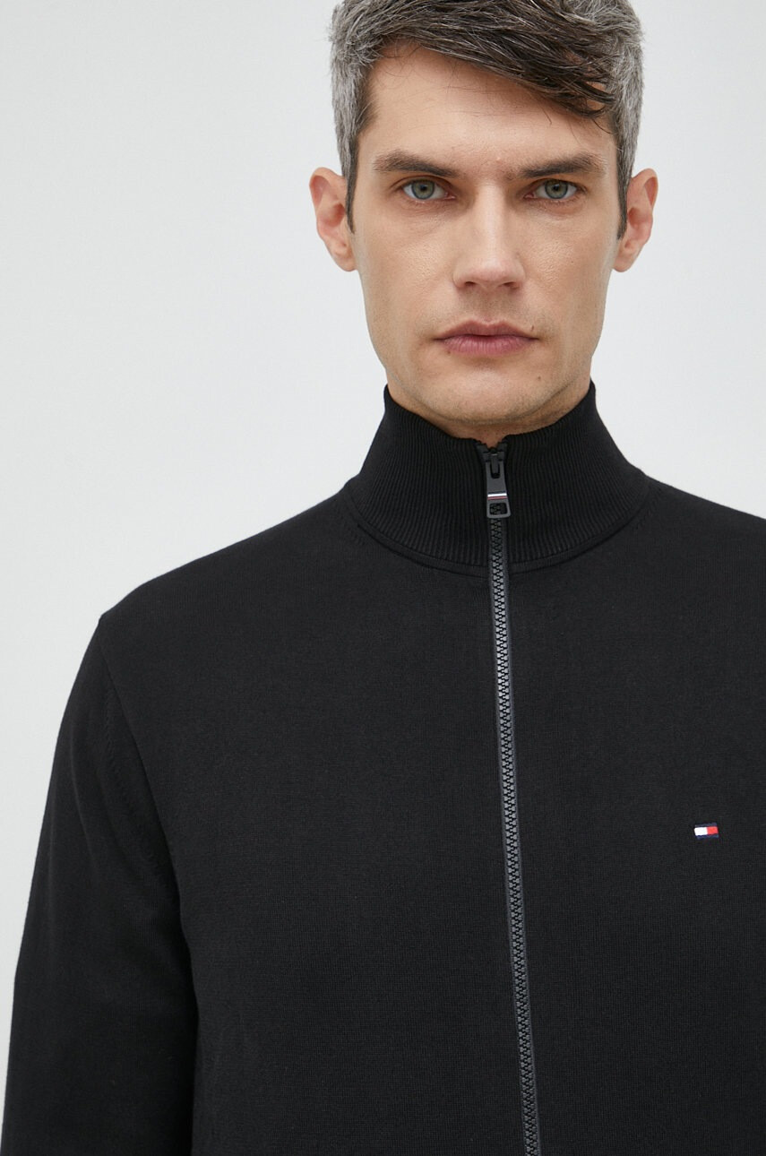 Tommy Hilfiger Пуловер мъжки в черно - Pepit.bg