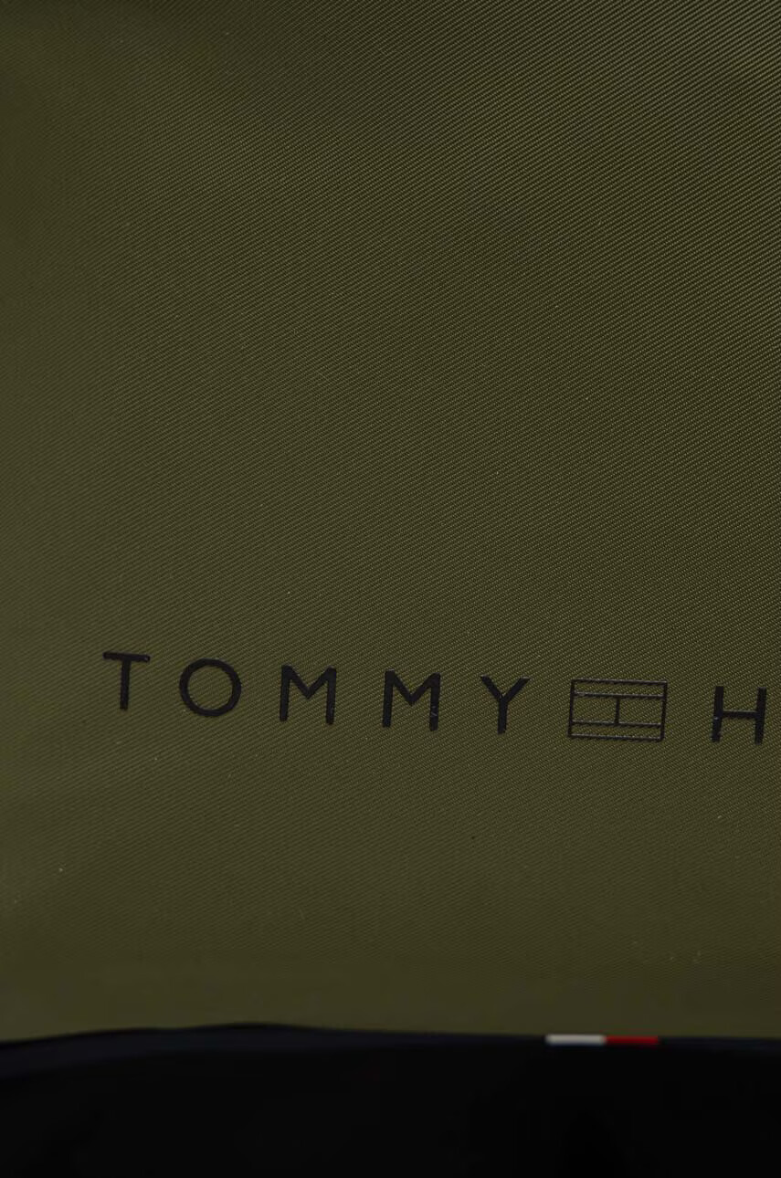 Tommy Hilfiger Раница в зелено голям размер с десен - Pepit.bg