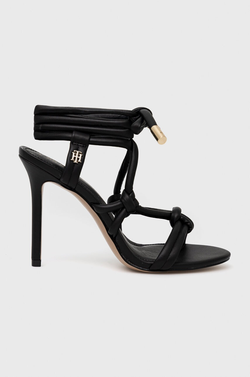 Tommy Hilfiger Сандали High Heel Strappy в черно - Pepit.bg