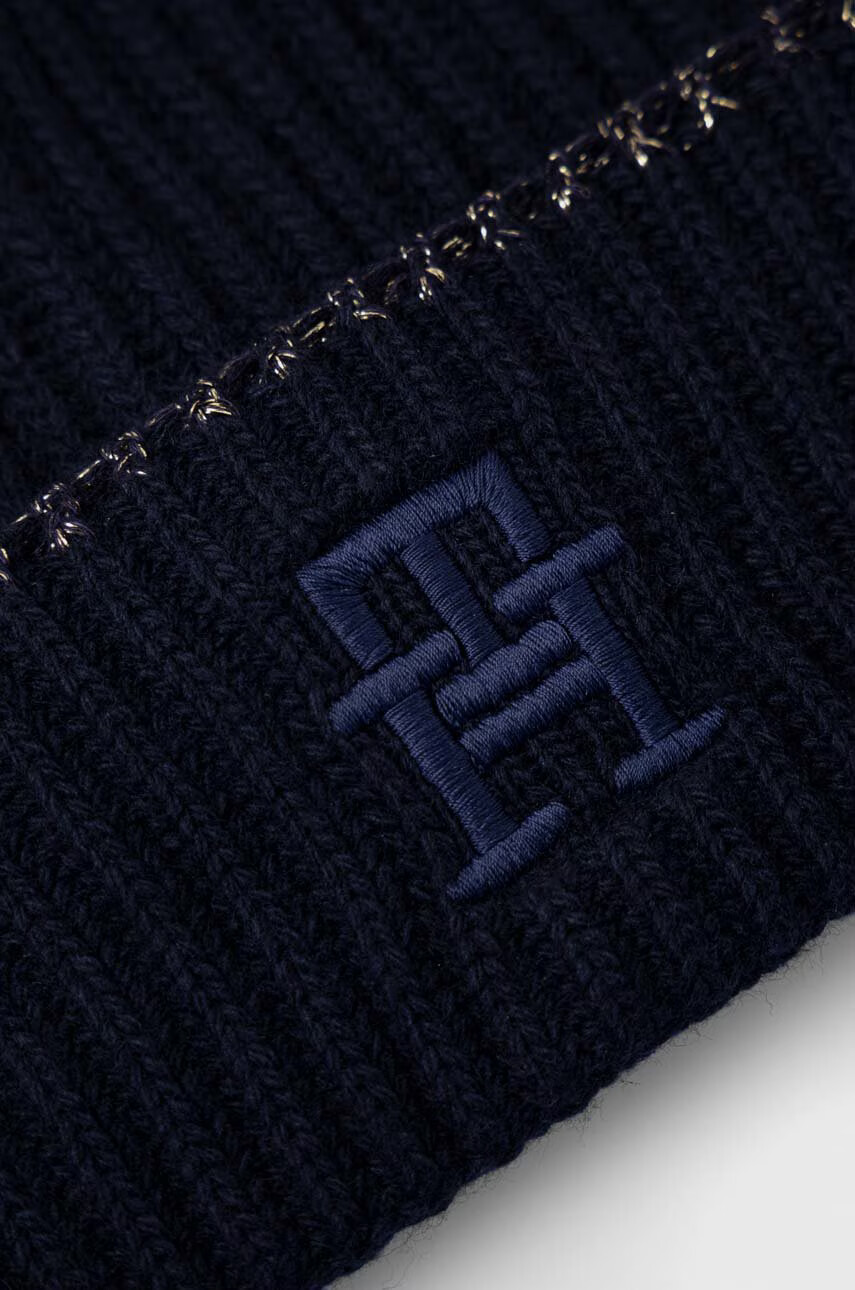 Tommy Hilfiger Шапка с вълна в тъмносиньо - Pepit.bg