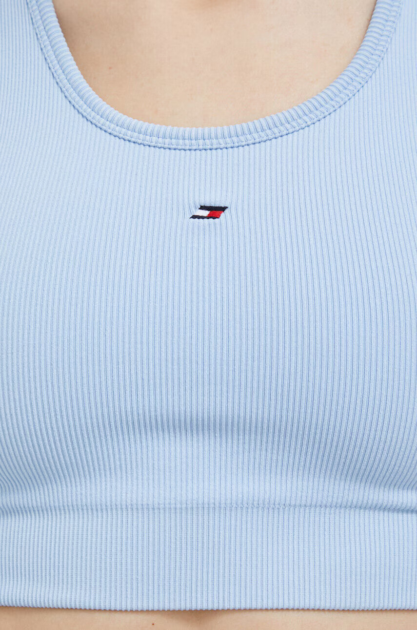 Tommy Hilfiger Спортен сутиен в синьо с изчистен дизайн - Pepit.bg