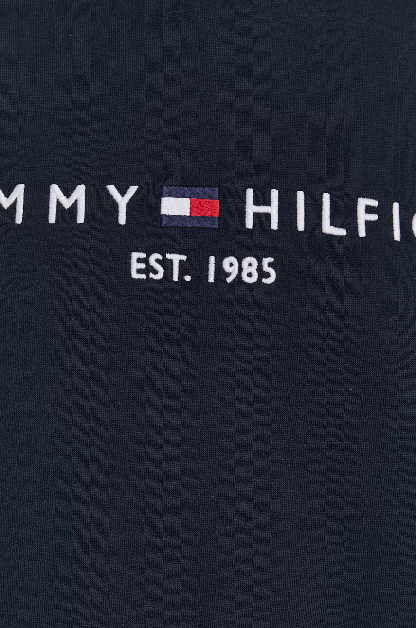 Tommy Hilfiger Суичър дамски в тъмносиньо с апликация - Pepit.bg